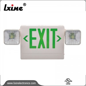 Exit sign emergency light with two heads LX-7601LG/R