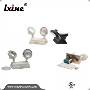 UL listed emergency lighting with two halogen heads LX-621