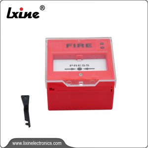 Manual call point for fire alarm system LX-505
