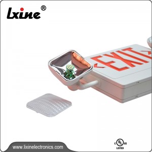 Exit sign emergency light with two heads LX-7601LG/R