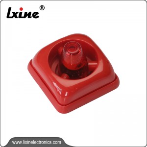 Sound and light fire warning strobe siren LX-901