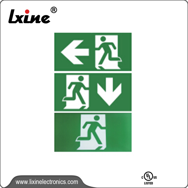 UL Exit Sign LX-741A34RG