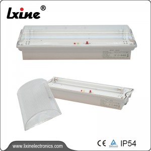 Fluorescent tube emergency lighting with rechargeable battery LX-2802