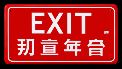 Transforming Global Safety Standards with Best Exit Sign Luminaire from China