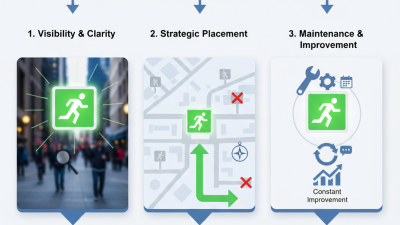 How to Use a Led Running Man Sign for Effective Directional Guidance