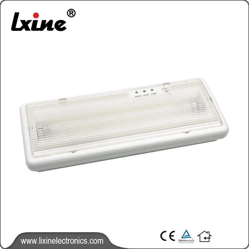 Maintained emergency lighting with 8 watt fluorescent tube LX-2833