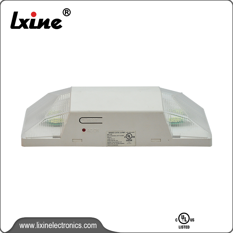 UL listed AC120V/277V twin spot emergency light LX-682L