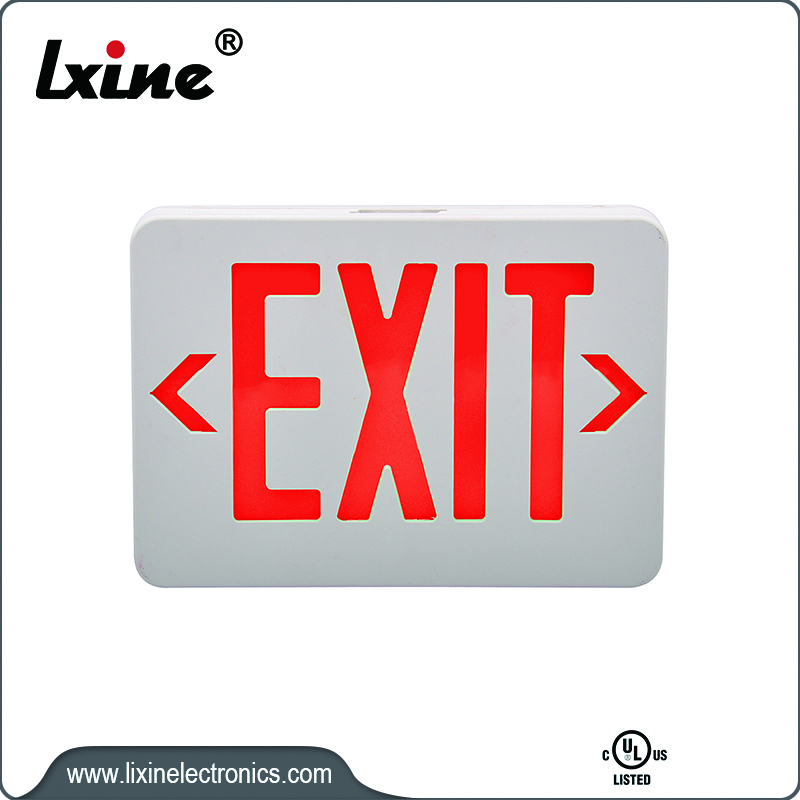 UL certified exit sign with led light  LX-750G/R