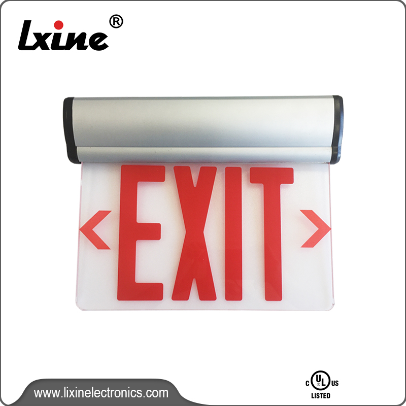 UL listed Exit sign emergency lighting LX-741A12G/R