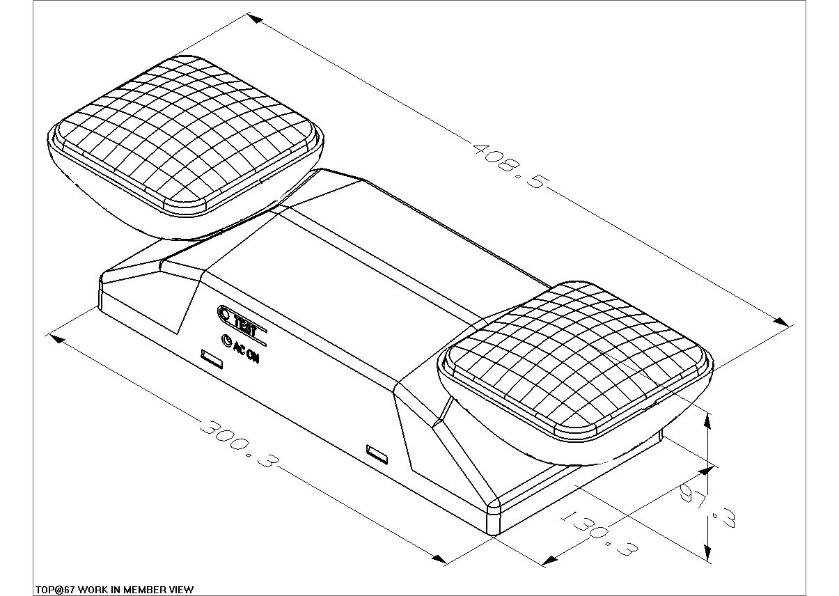 UL LED Dual Head Emergency Light LX-681L WB (1)